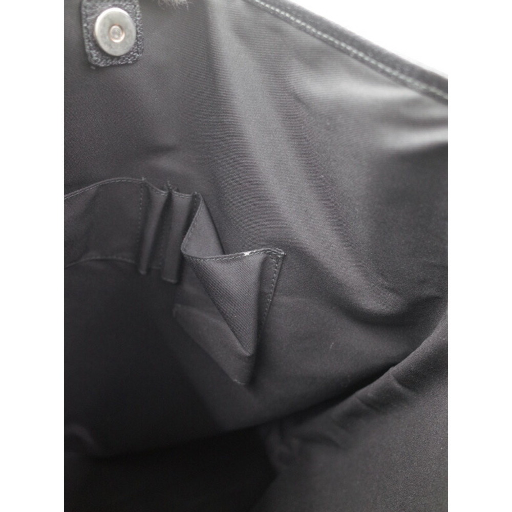 Gucci Coated Canvas Logo Travel 2way Leather Tote Black - Picture 6 of 9